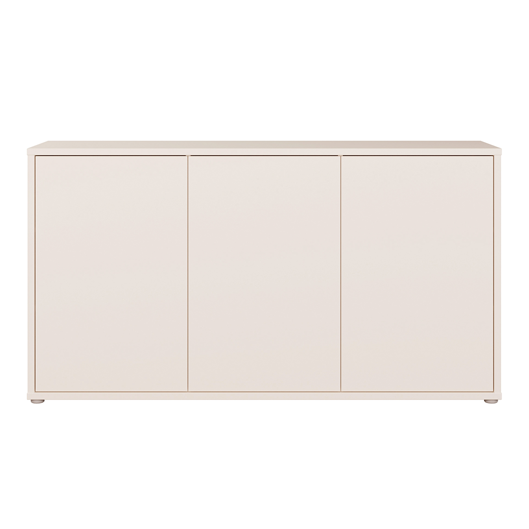 Wooden Sideboard Wide With 3 Push-to-Open Doors - Alice Springs