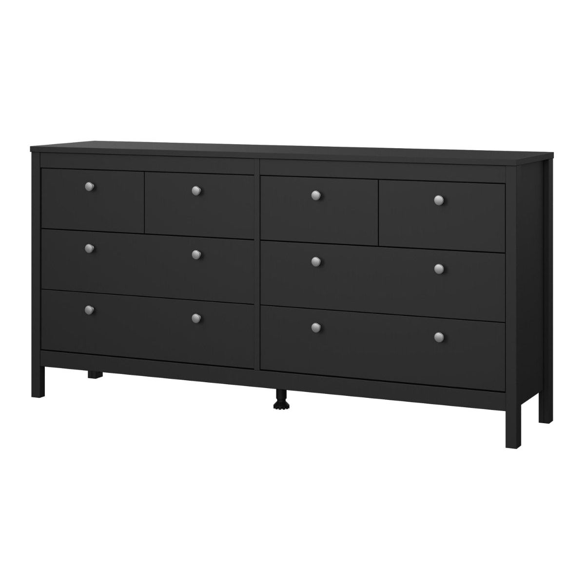 Wooden Sideboard Wide With 8 Drawers Double Dresser - Madrid