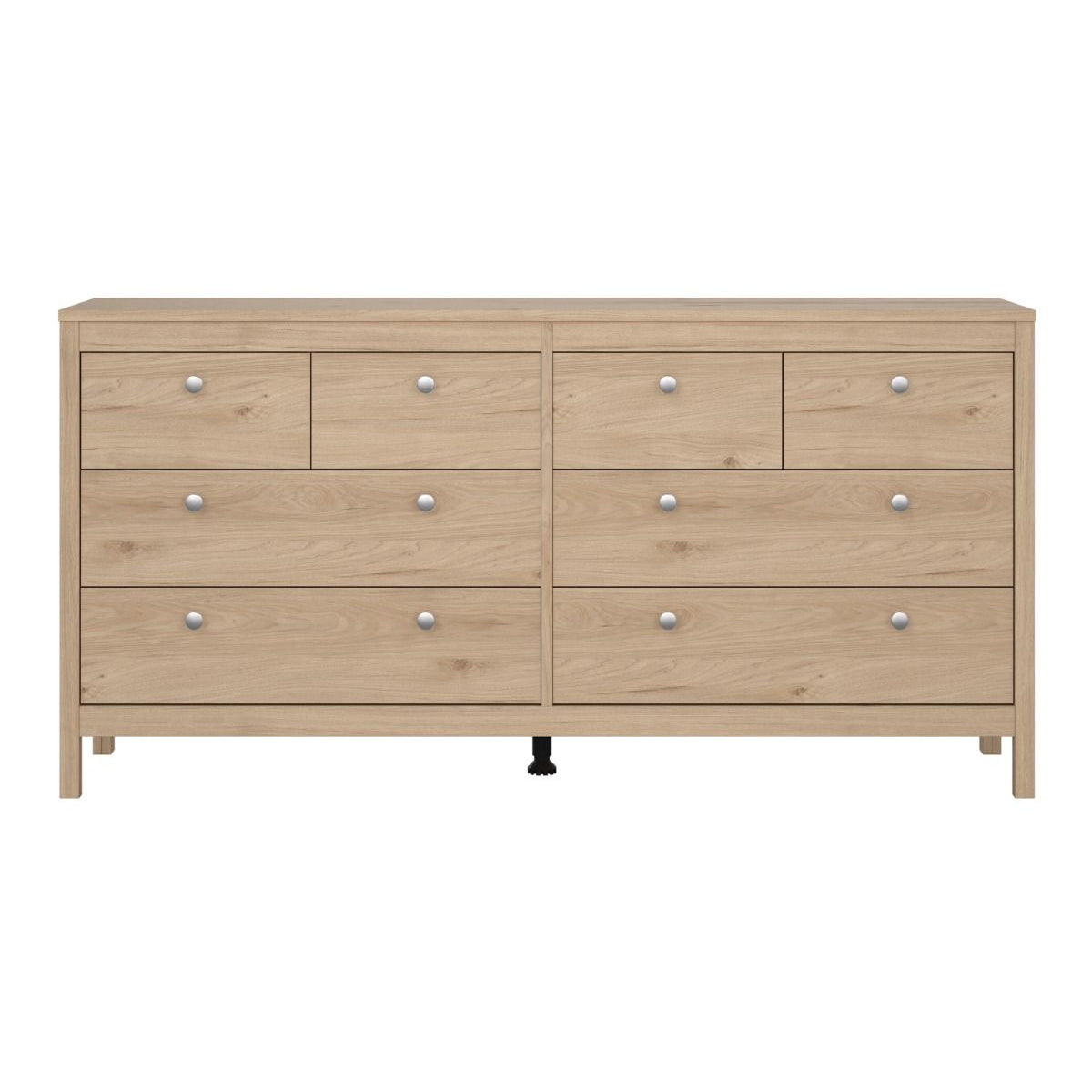 Wooden Sideboard Wide With 8 Drawers Double Dresser - Madrid