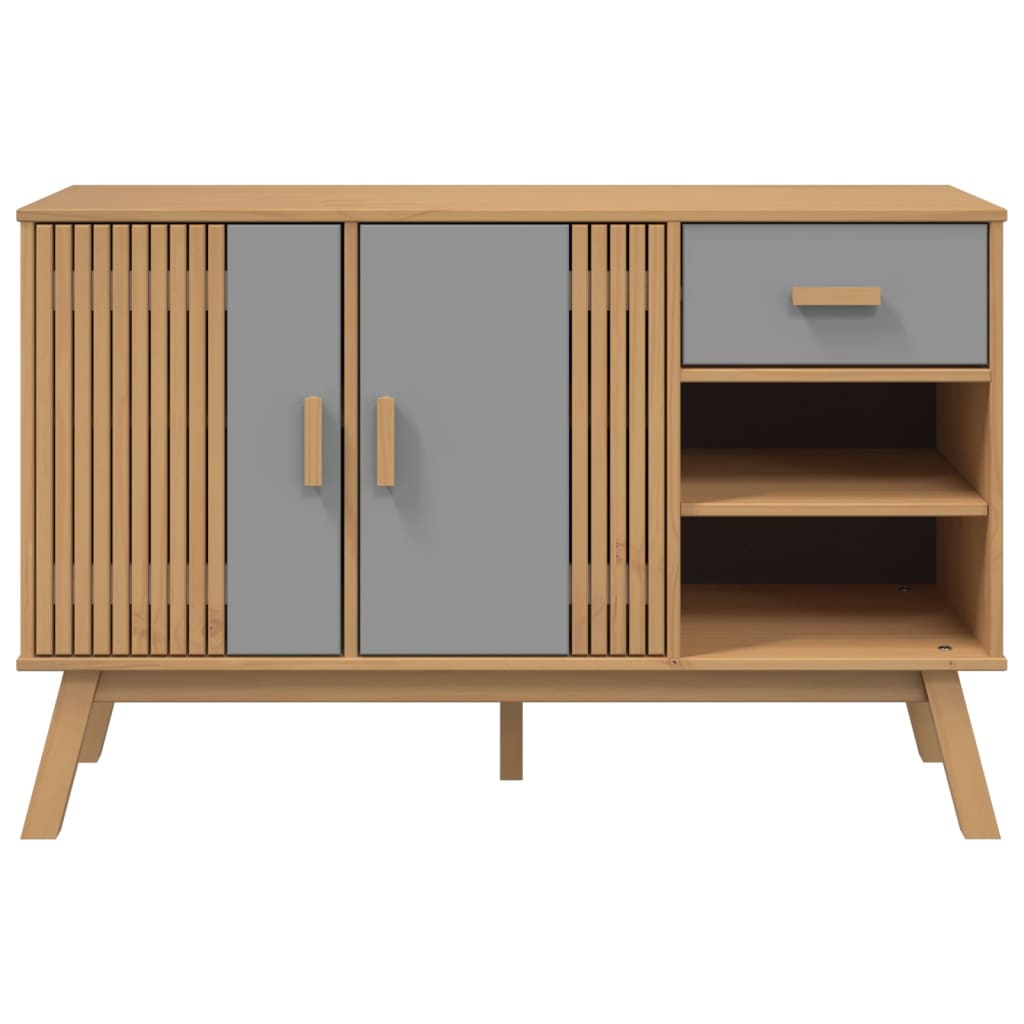 Wooden Sideboard With 2 Doors And 1 Drawer - Olden