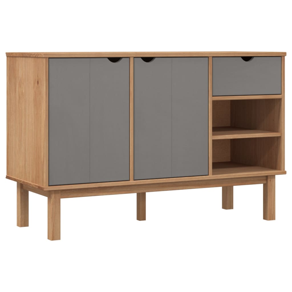 Wooden Sideboard With 2 Doors And 1 Drawer - Otta