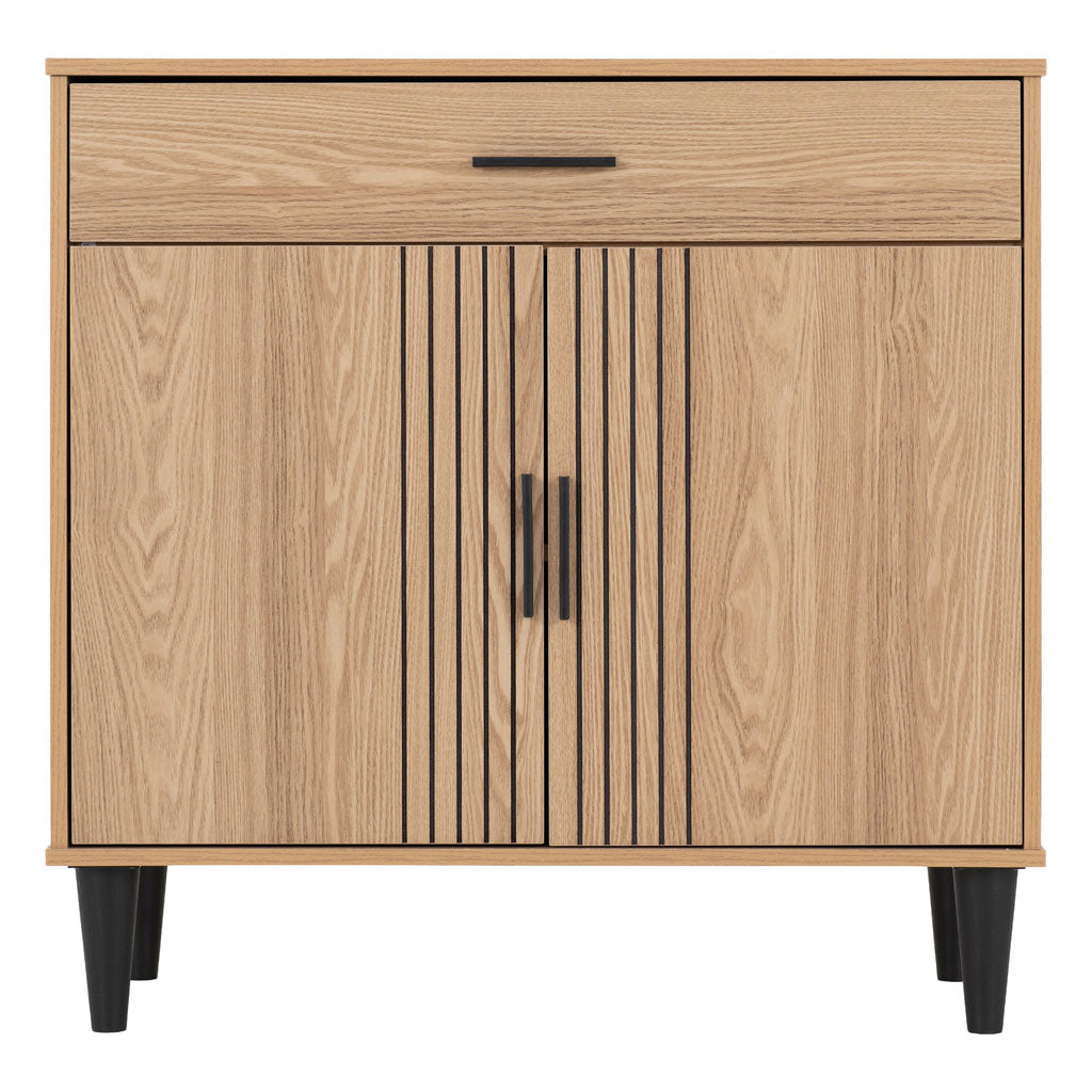 Wooden Sideboard With 2 Doors And 1 Drawer - Tessa