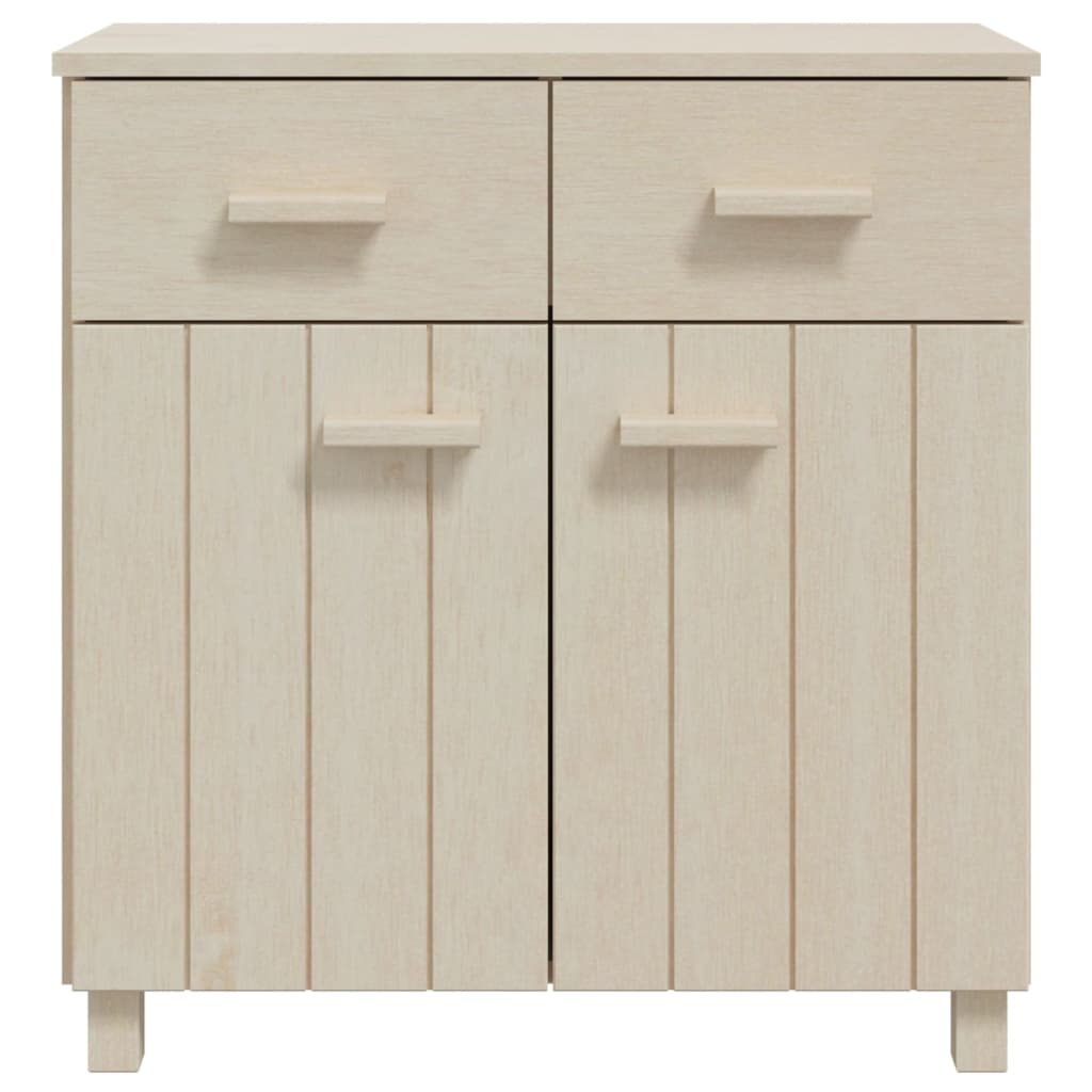 Wooden Sideboard With 2 Doors And 2 Drawers - Hamar