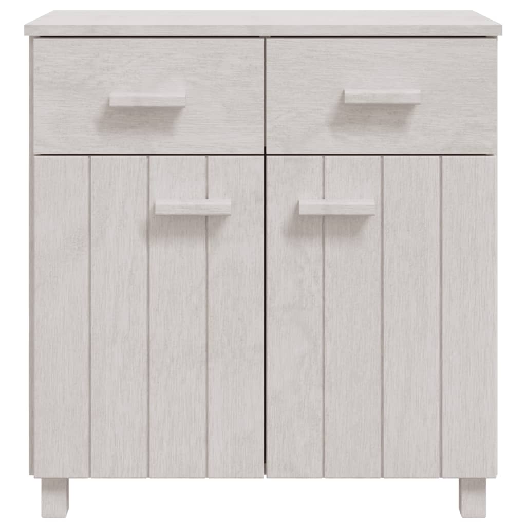 Wooden Sideboard With 2 Doors And 2 Drawers - Hamar
