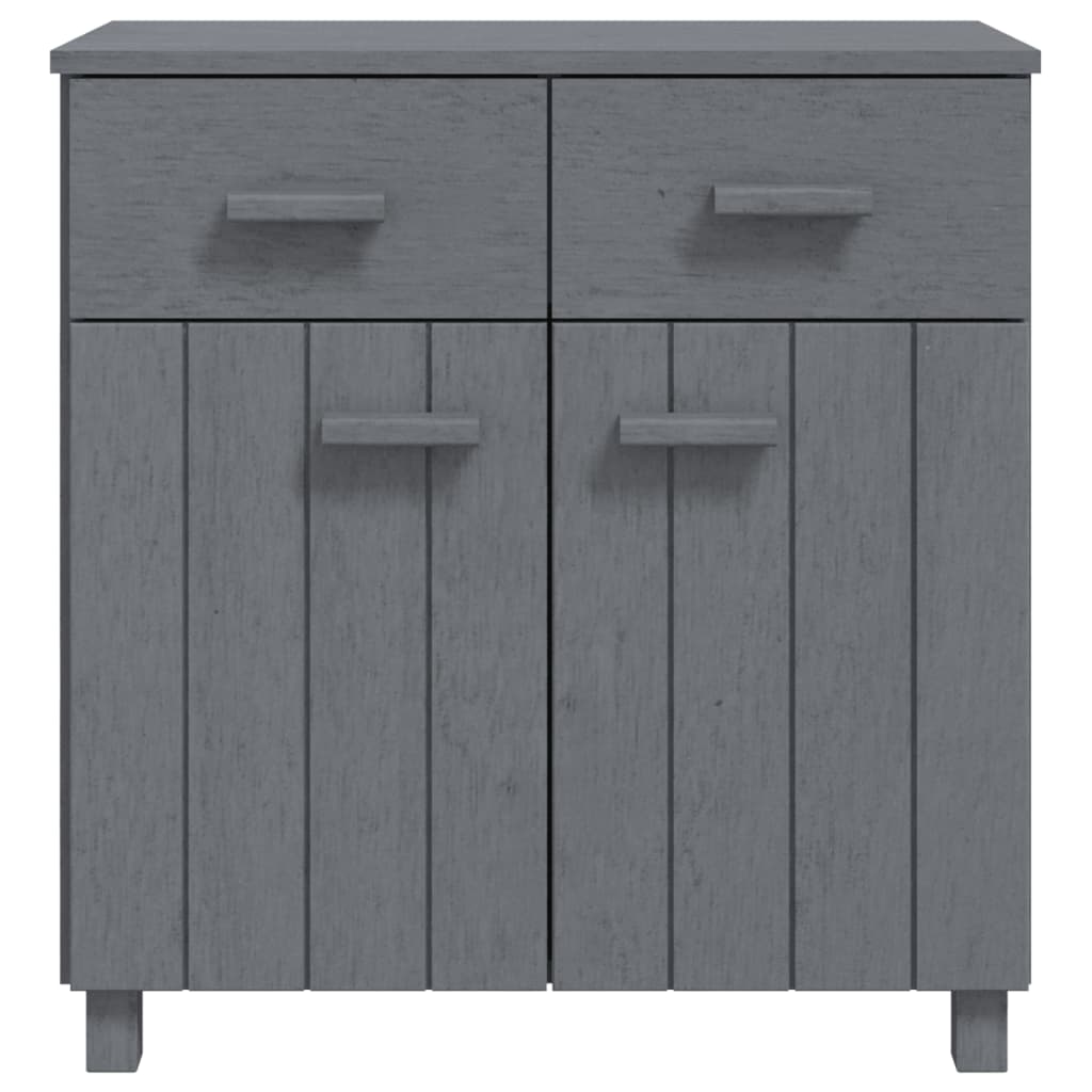 Wooden Sideboard With 2 Doors And 2 Drawers - Hamar