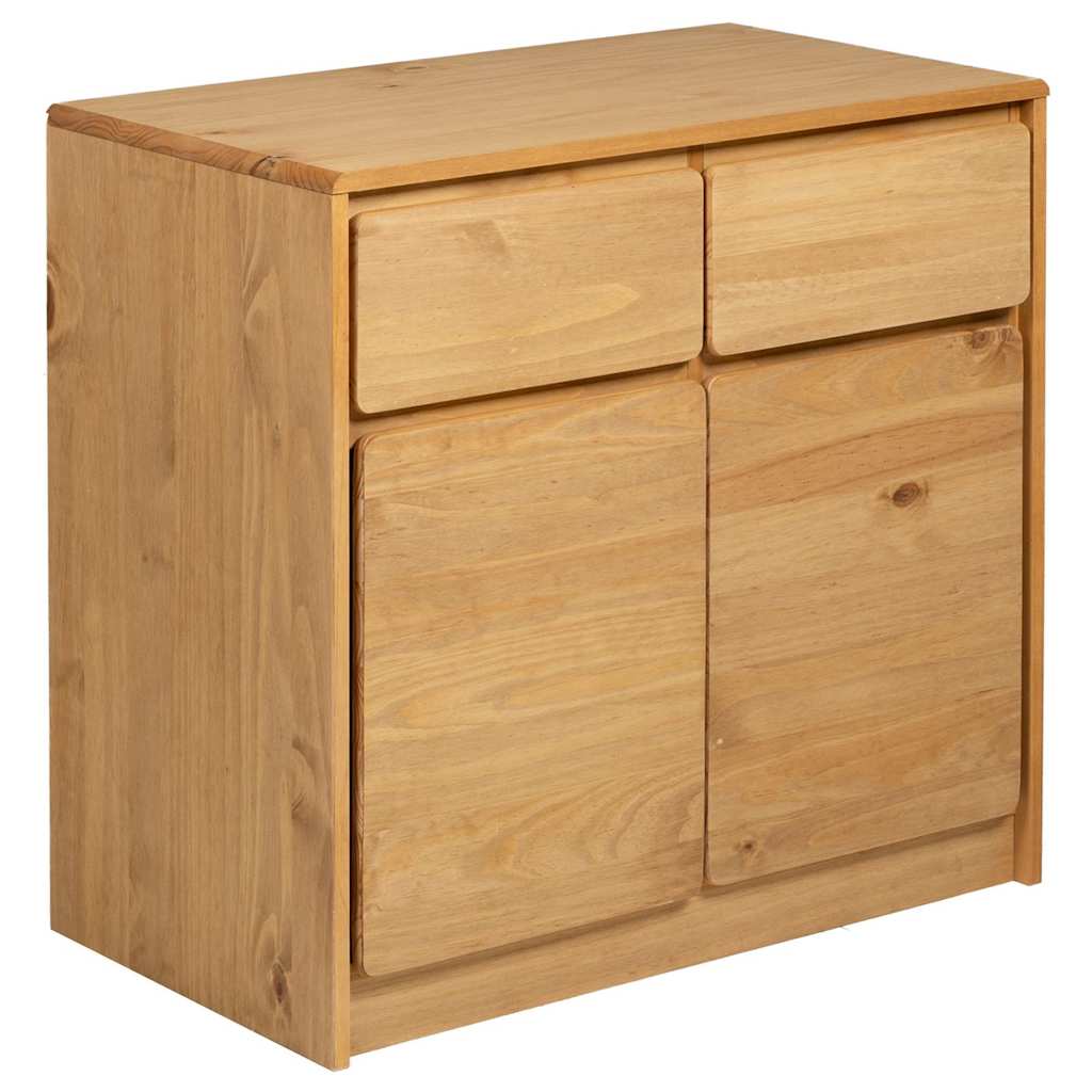 Wooden Sideboard With 2 Doors And 2 Drawers - Sauda
