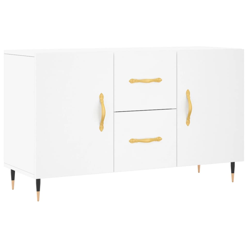 Wooden Sideboard With 2 Doors And 2 Drawers - Vantage Home