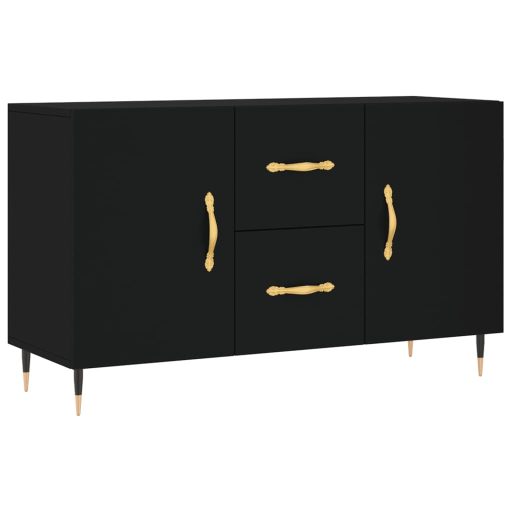 Wooden Sideboard With 2 Doors And 2 Drawers - Vantage Home