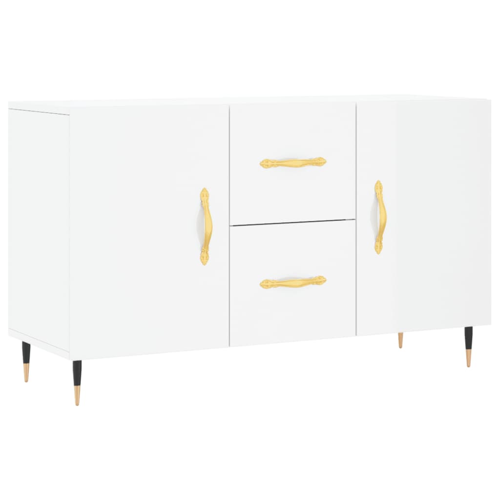 Wooden Sideboard With 2 Doors And 2 Drawers - Vantage Home
