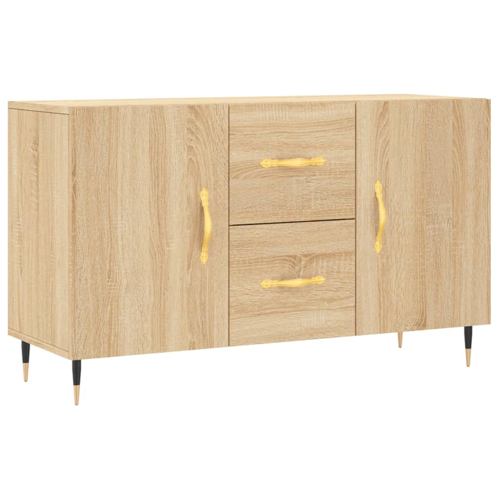 Wooden Sideboard With 2 Doors And 2 Drawers - Vantage Home