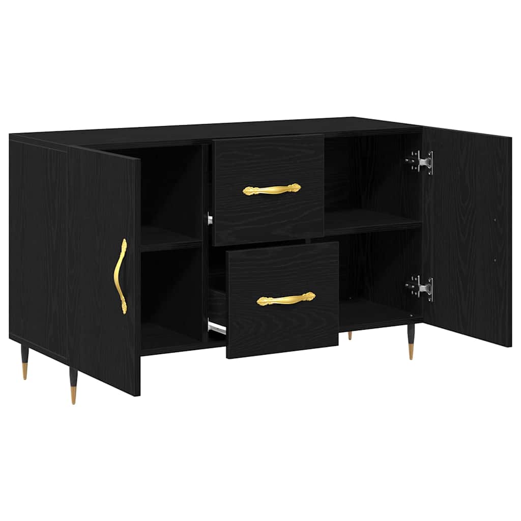 Wooden Sideboard With 2 Doors And 2 Drawers - Vantage Home