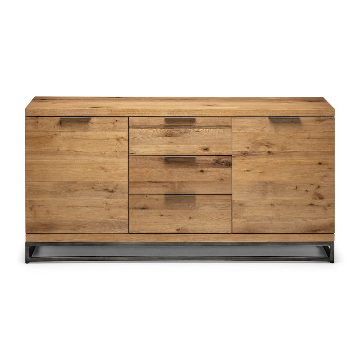Wooden Sideboard With 2 Doors And 3 Drawers - Brooklyn
