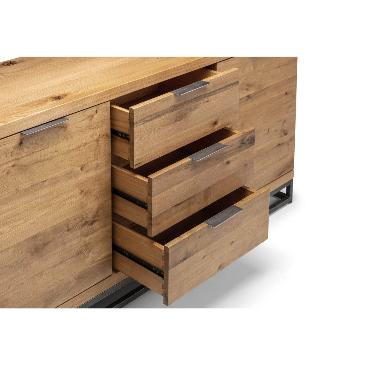 Wooden Sideboard With 2 Doors And 3 Drawers - Brooklyn