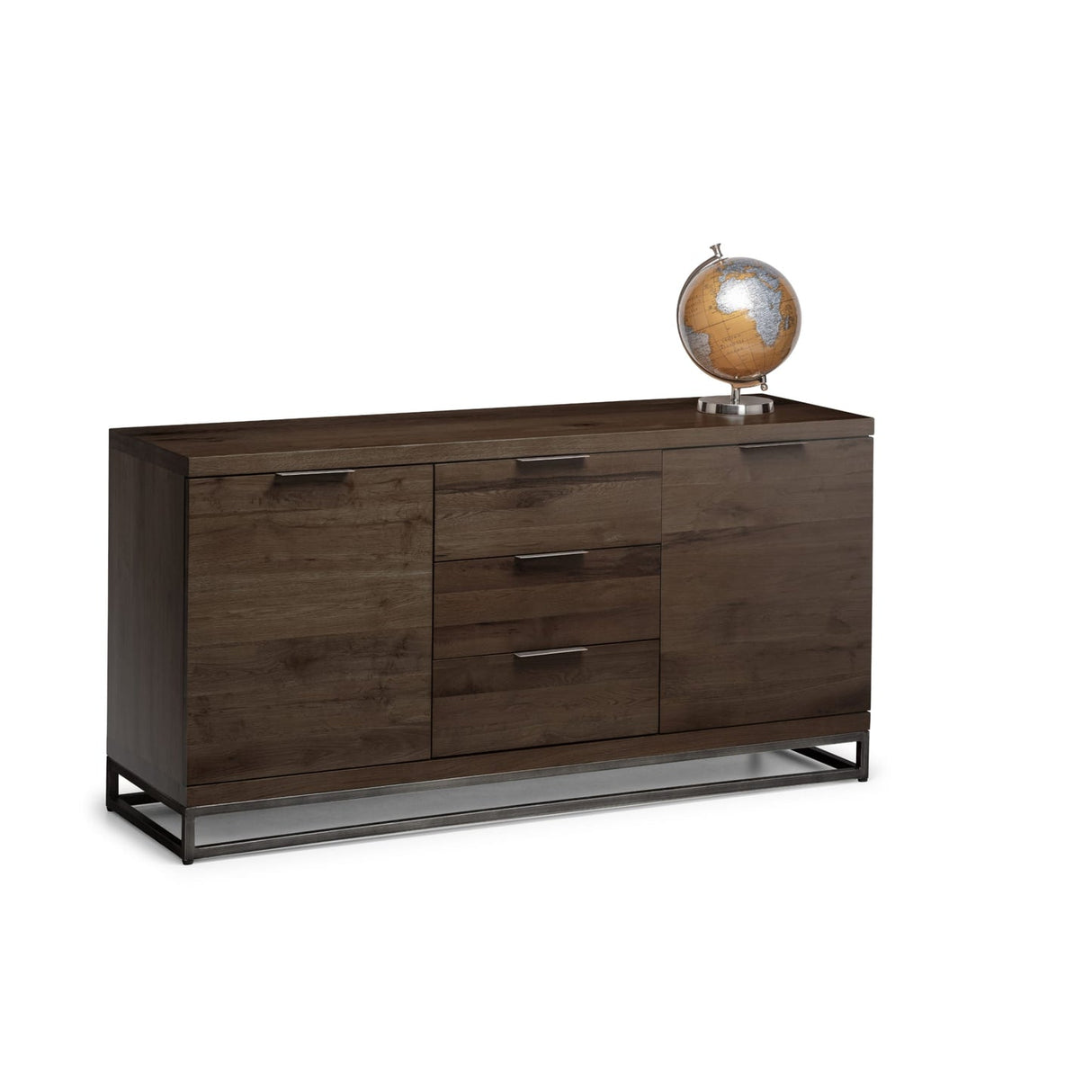 Wooden Sideboard With 2 Doors And 3 Drawers - Brooklyn