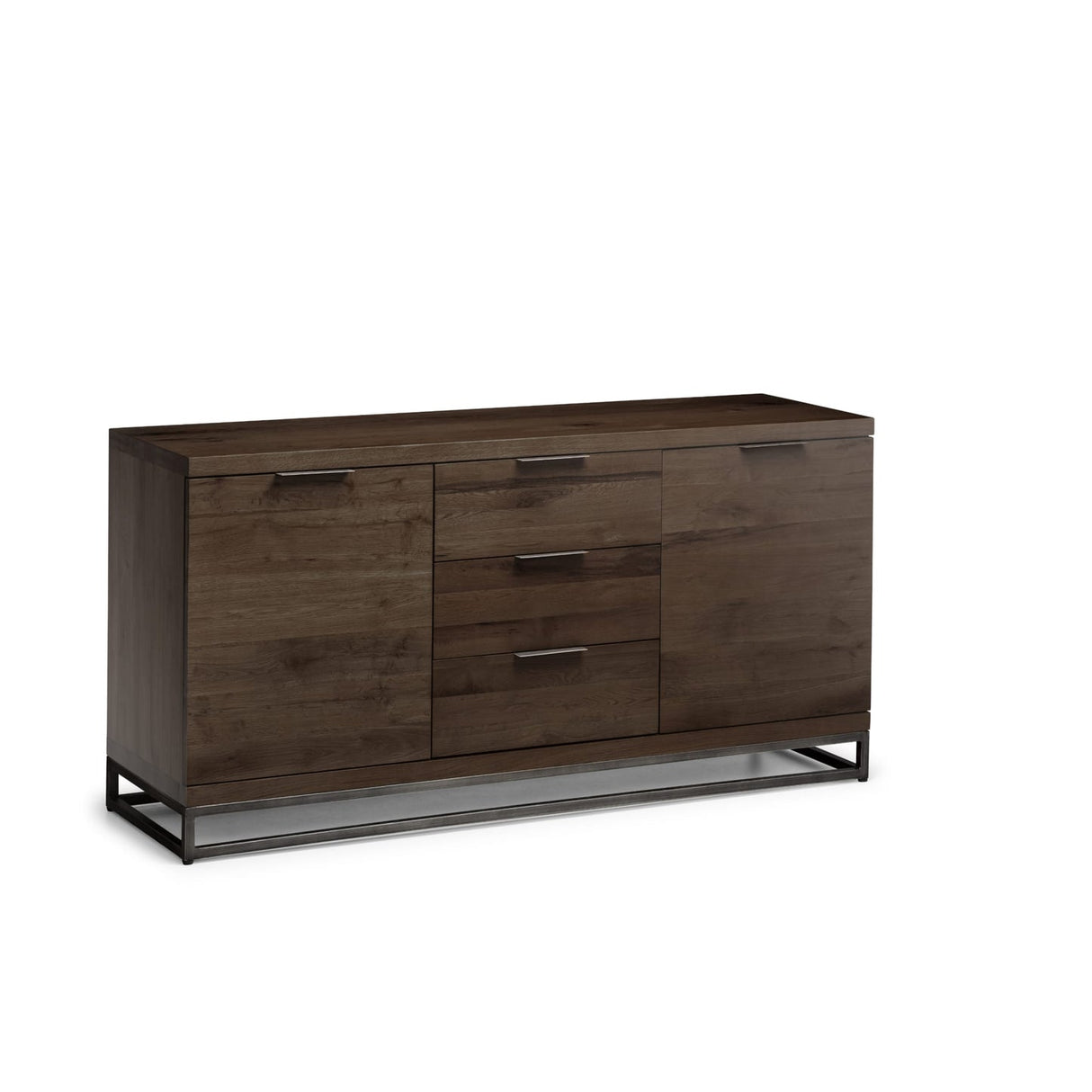 Wooden Sideboard With 2 Doors And 3 Drawers - Brooklyn