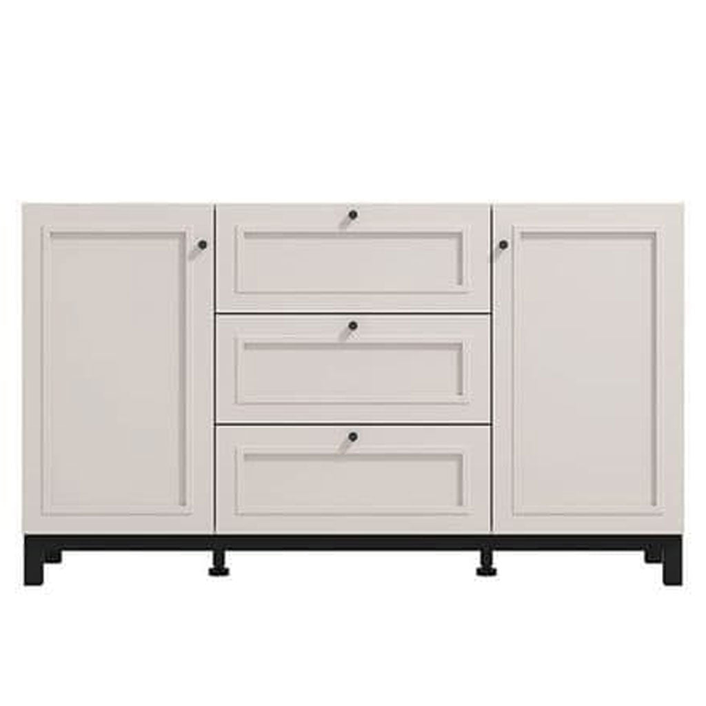 Wooden Sideboard With 2 Doors And 3 Drawers - Castaic