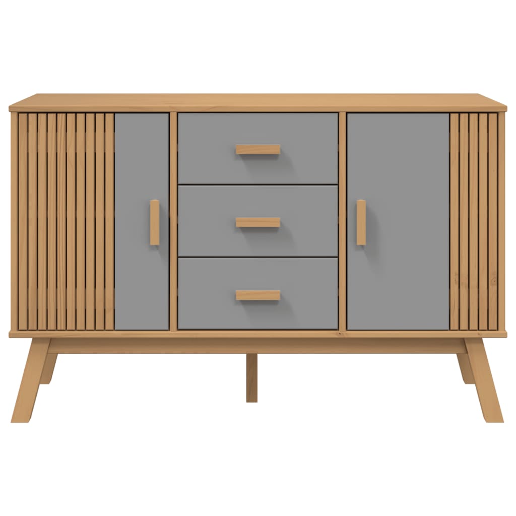 Wooden Sideboard With 2 Doors And 3 Drawers - Olden