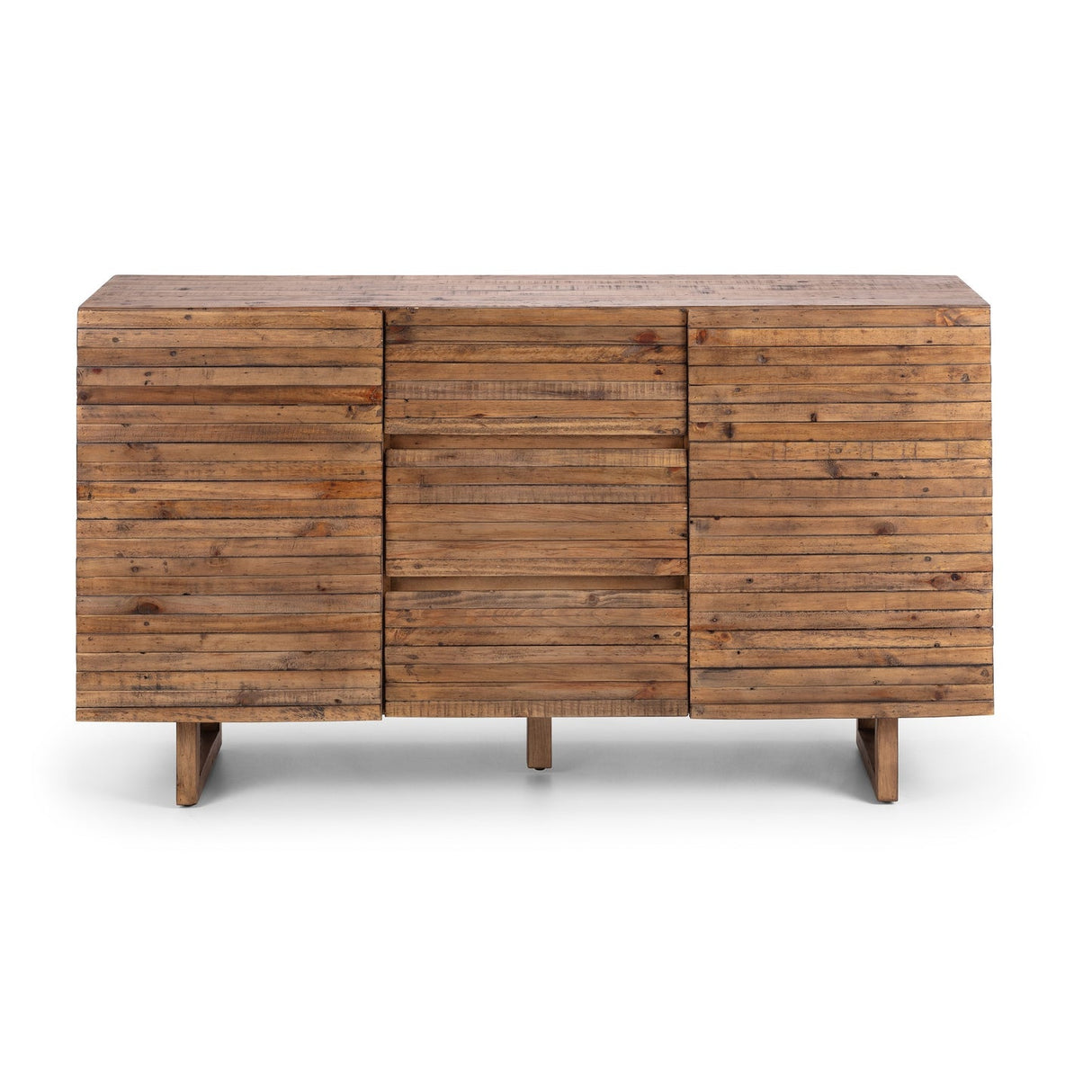 Wooden Sideboard With 2 Doors And 3 Drawers - Woburn