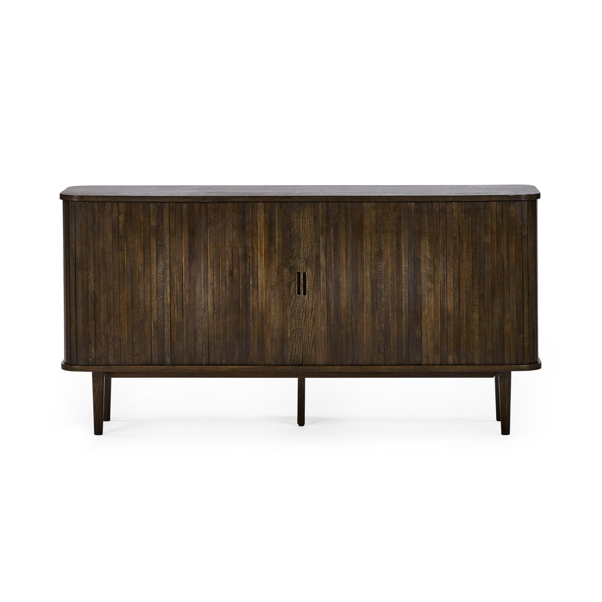 Wooden Sideboard With 2 Sliding Doors And 2 Drawers - Arya