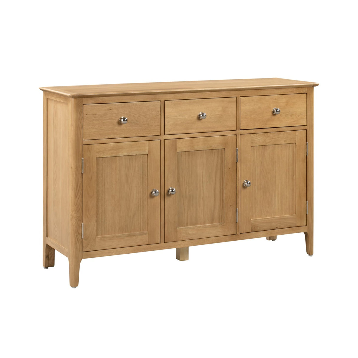 Wooden Sideboard With 3 Doors And 3 Drawers - Cotswold