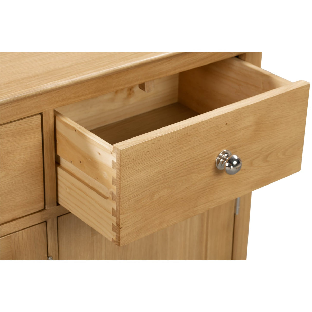Wooden Sideboard With 3 Doors And 3 Drawers - Cotswold
