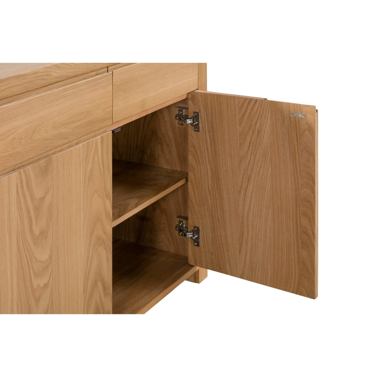 Wooden Sideboard With 3 Doors And 3 Drawers - Curve