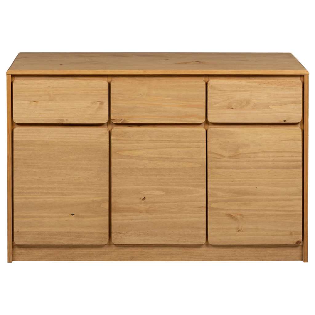 Wooden Sideboard With 3 Doors And 3 Drawers - Sauda