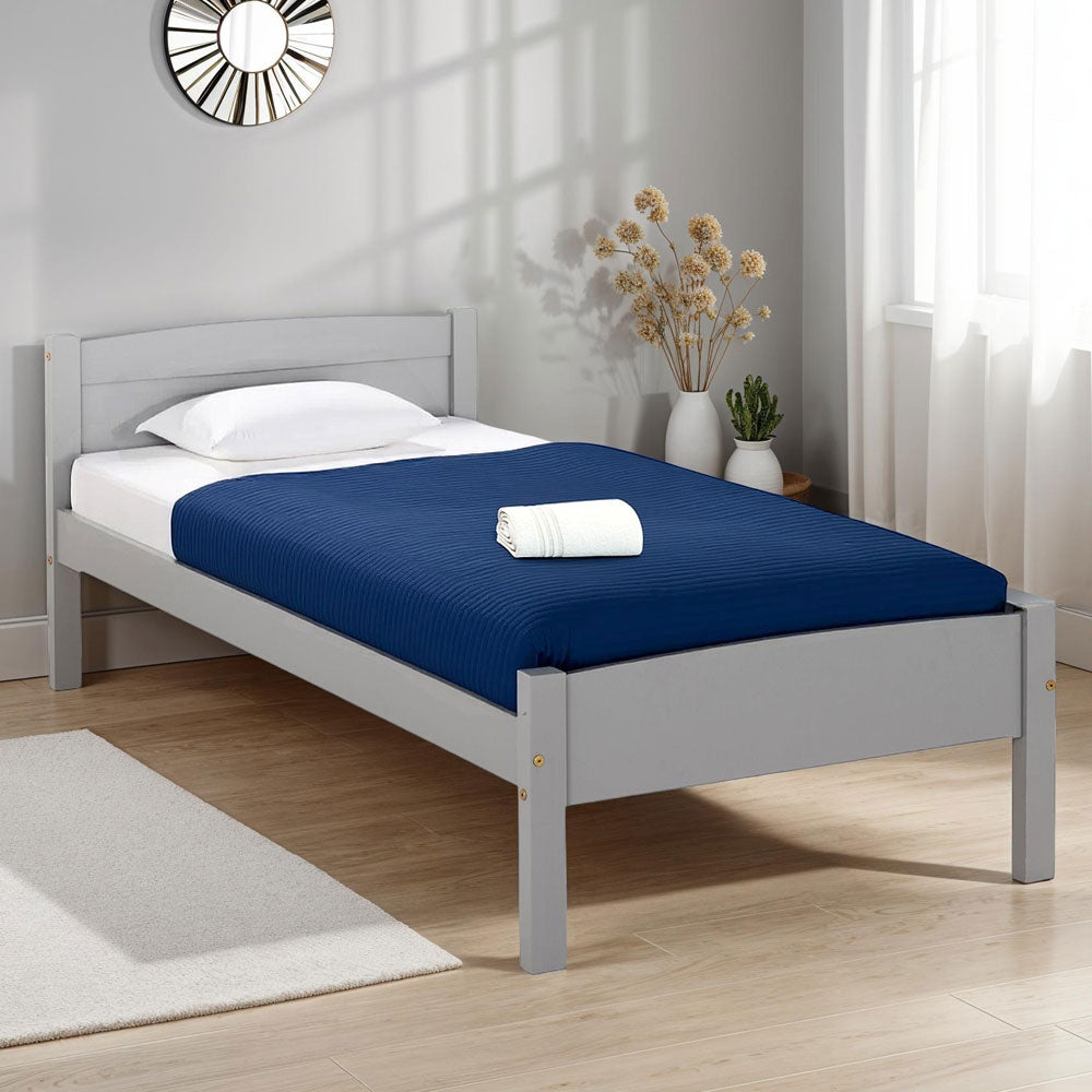 Wooden Single Bed - Amber