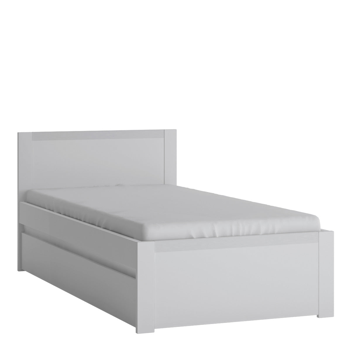 Wooden Single Bed With Guest Bed - Novi