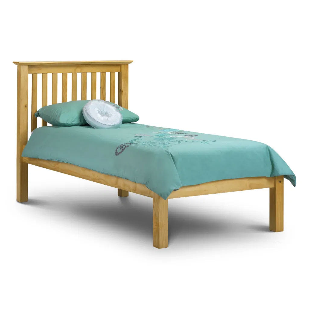 Wooden Single Bed Low Foot End - Barcelona