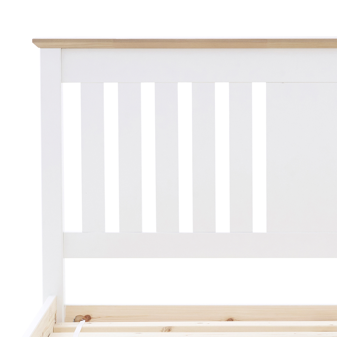 Wooden Single Bed With Low Footend - Chester
