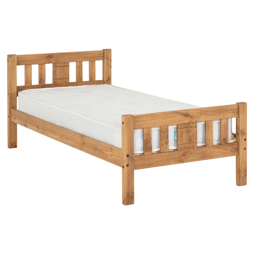 Wooden Single Bed - Rio