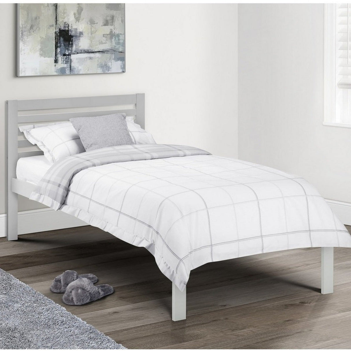 Wooden Single Bed - Slocum