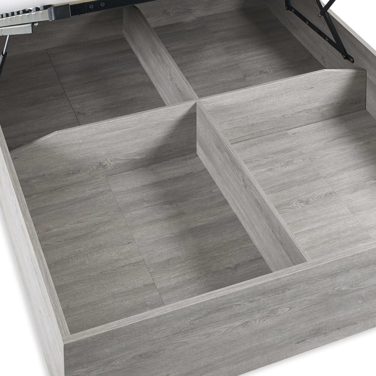 Wooden Single Ottoman Storage Bed - Bali