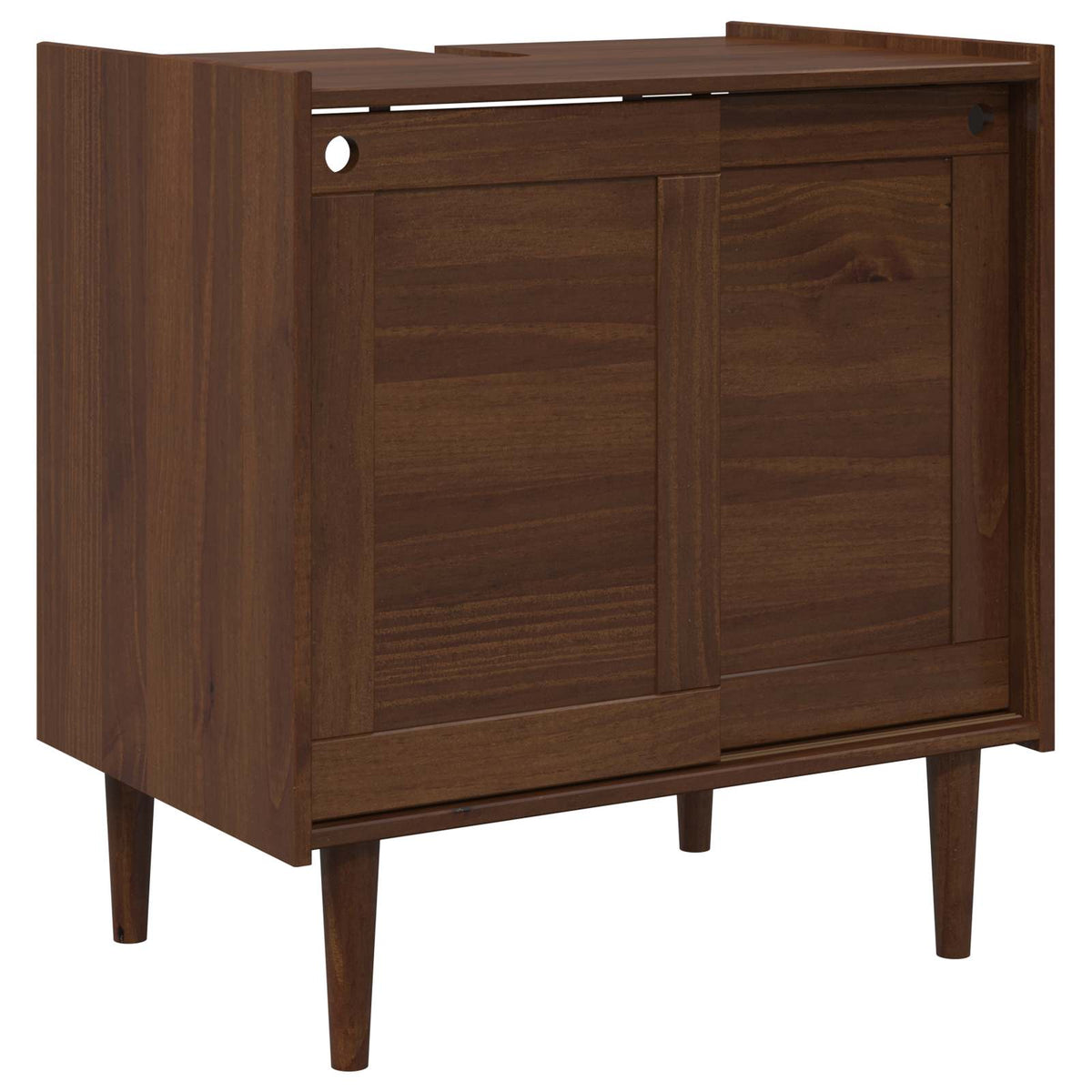 Wooden Sink Cabinet 75m Wide With 2 Sliding Doors - Bilbao
