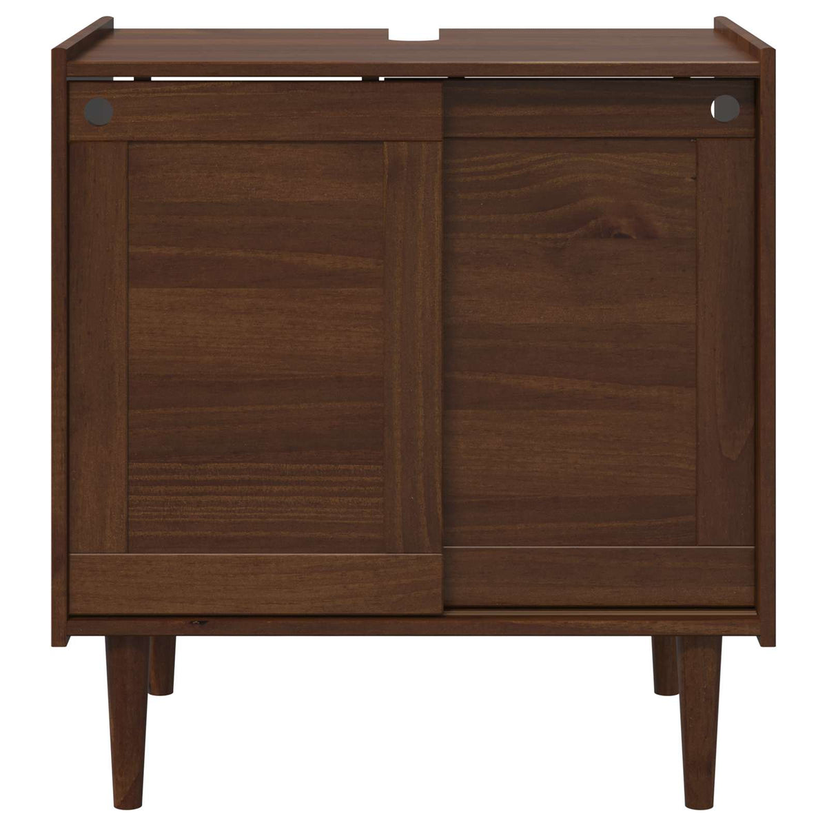 Wooden Sink Cabinet 75m Wide With 2 Sliding Doors - Bilbao