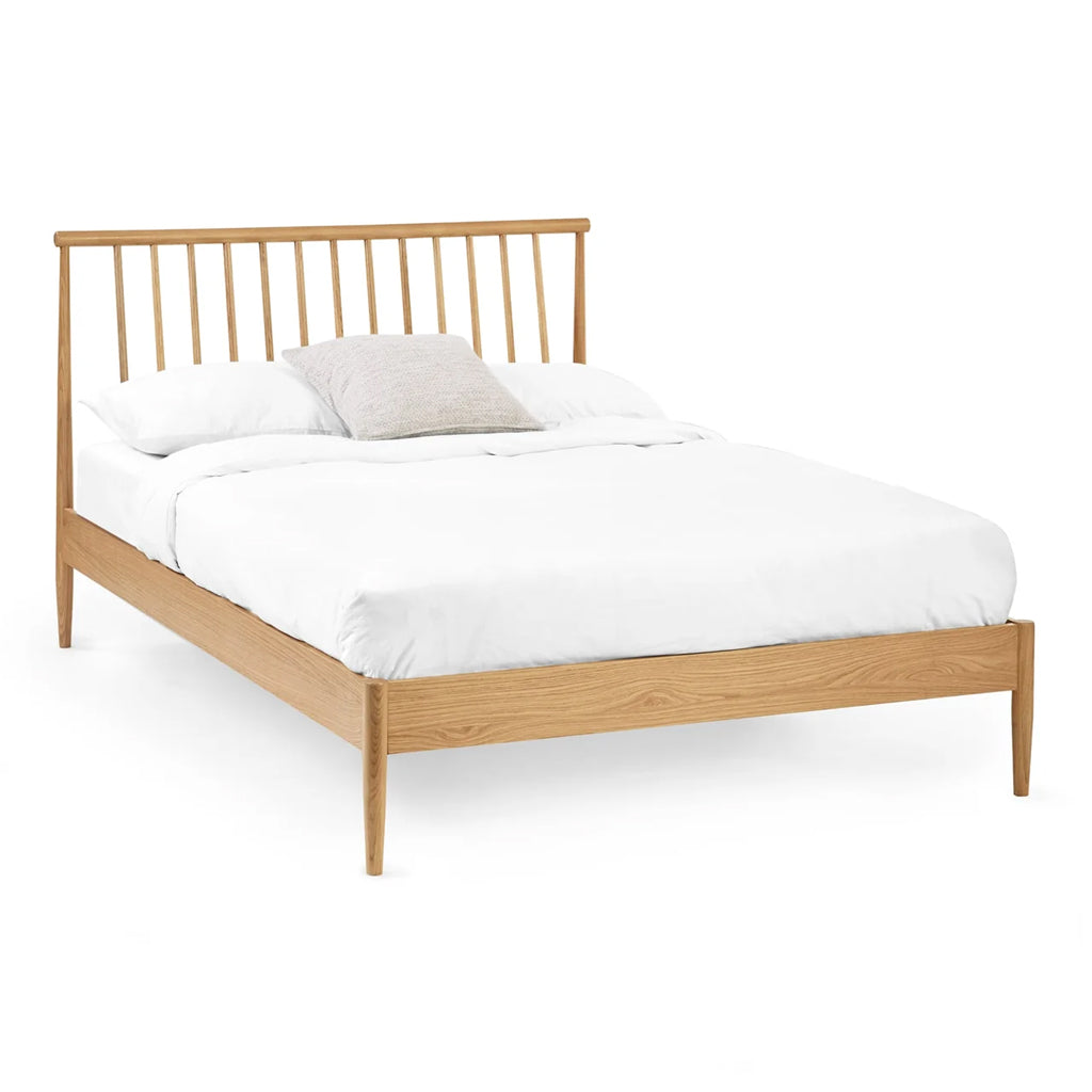 Wooden Spindle Double Bed - Belton
