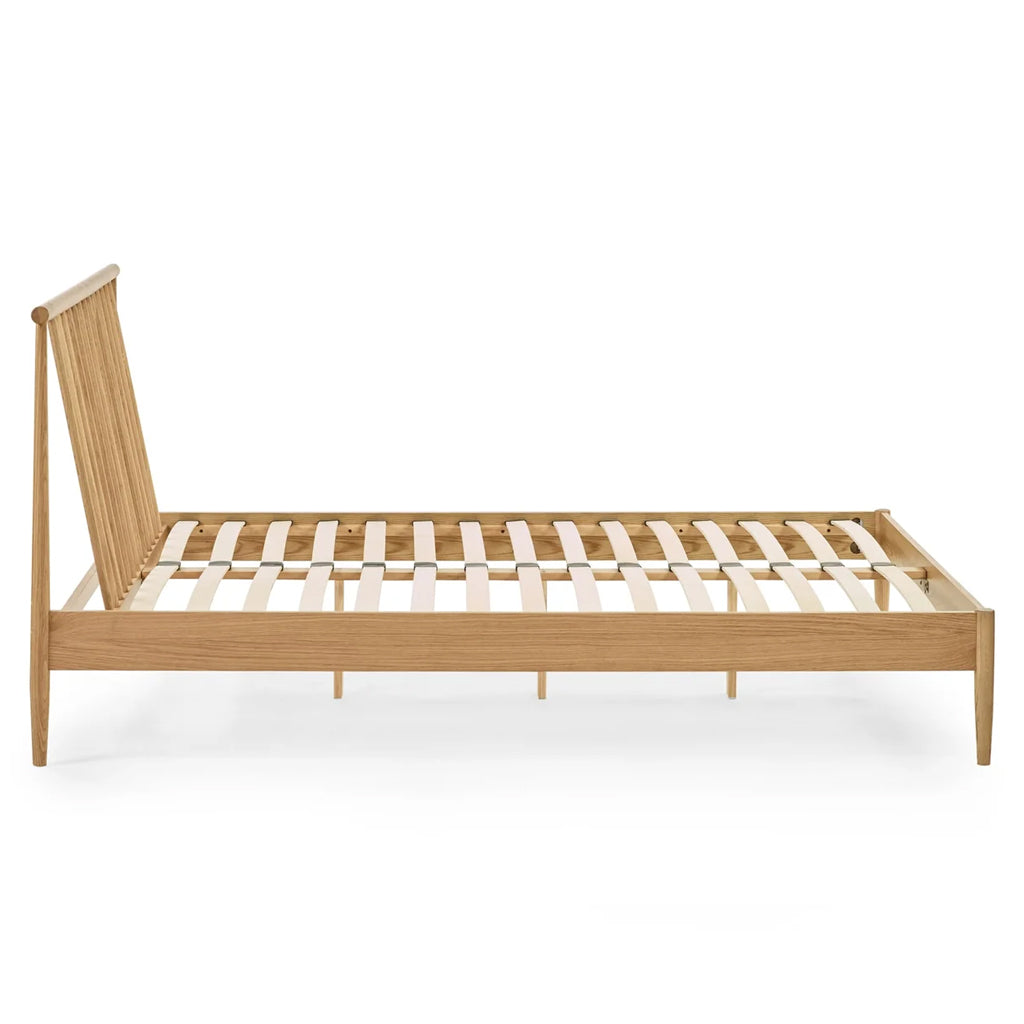 Wooden Spindle Double Bed - Belton