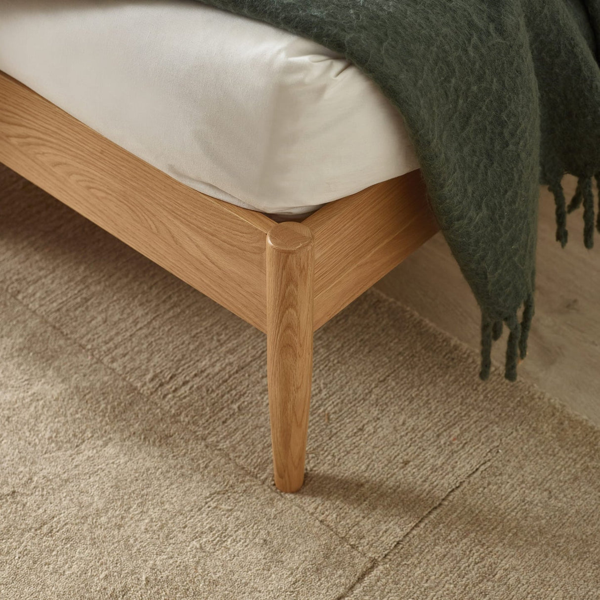 Wooden Spindle Double Bed - Belton