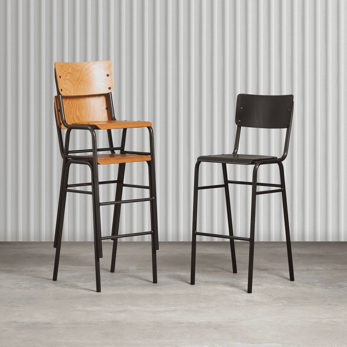 Wooden Stackable Bar Stool - Relish