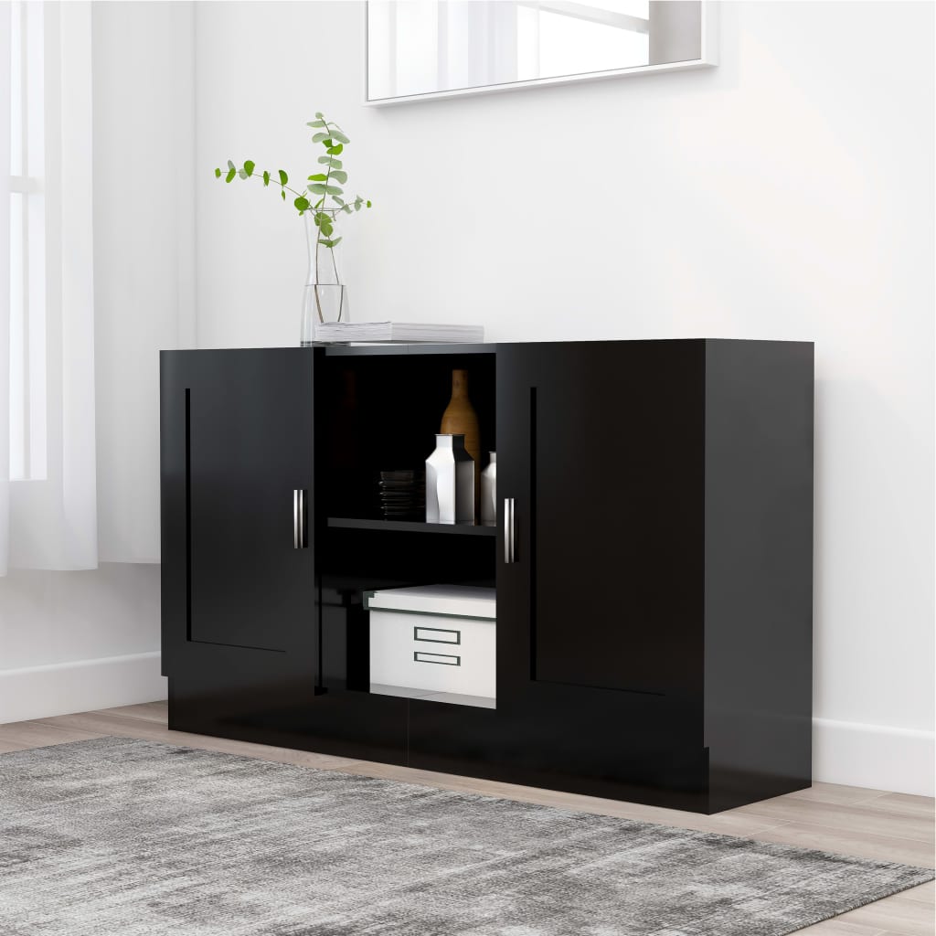 Wooden Storage Cabinet 120cm Wide With 2 Doors - Vantage Home