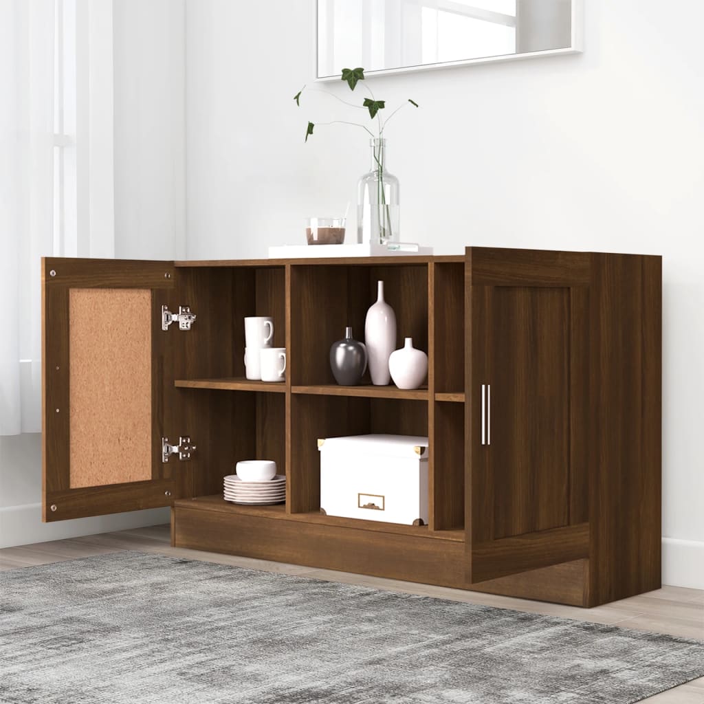 Wooden Storage Cabinet 120cm Wide With 2 Doors - Vantage Home