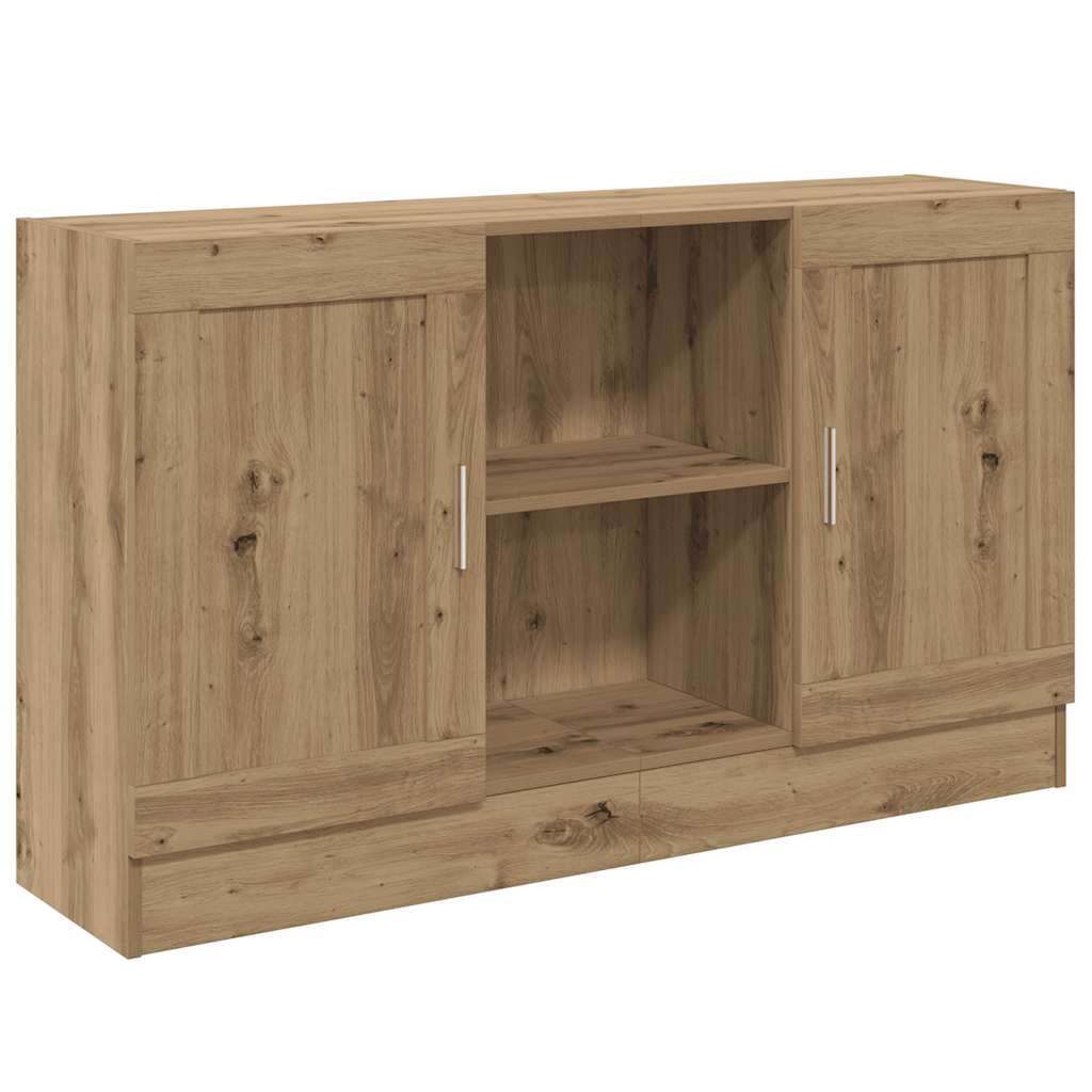 Wooden Storage Cabinet 120cm Wide With 2 Doors - Vantage Home
