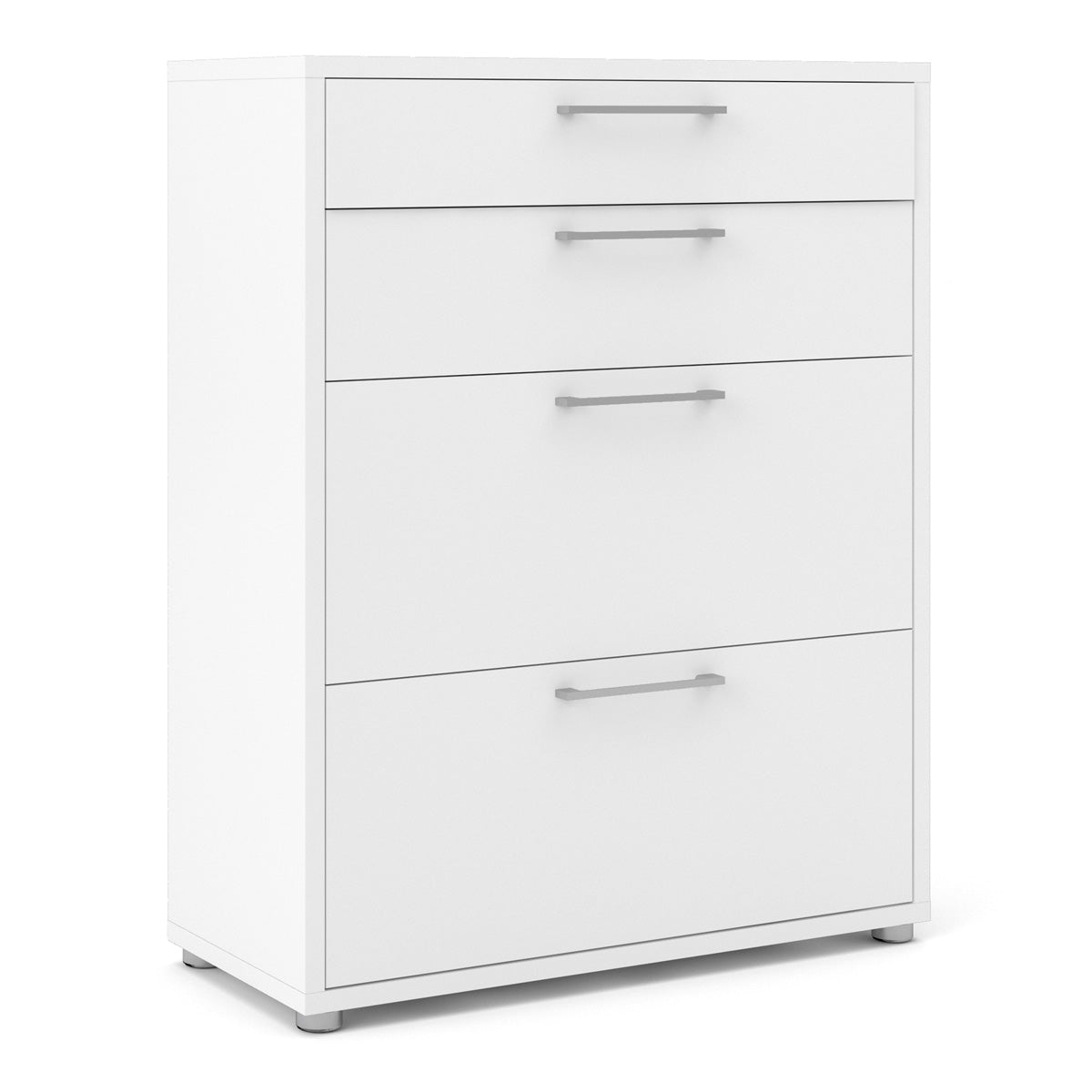 Wooden Storage Cabinet With 2 Drawers And 2 File Drawers - Prima