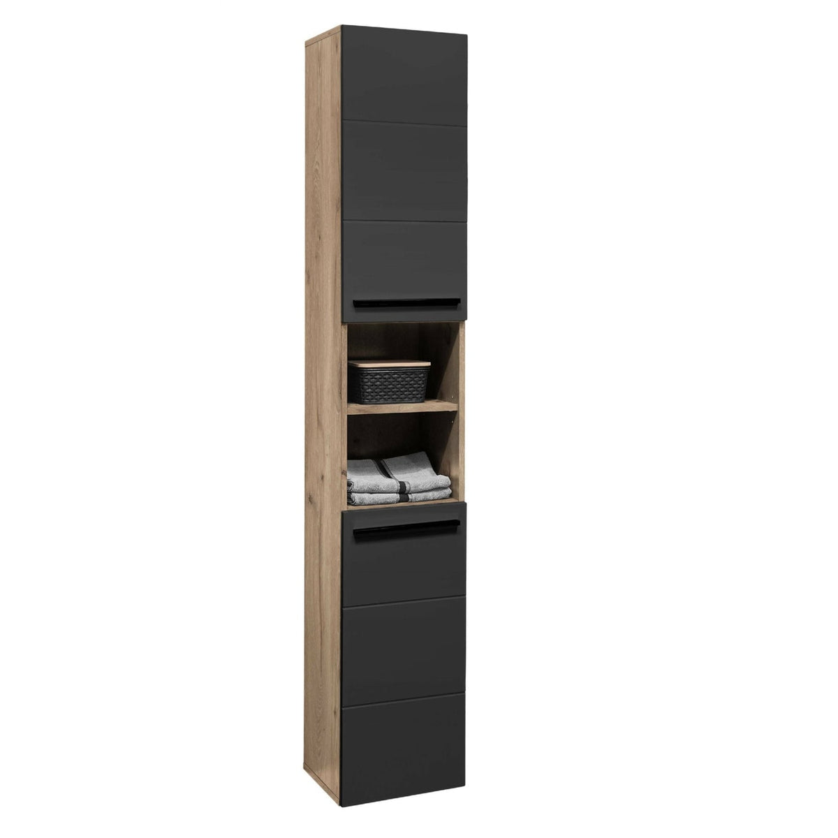 Wooden Storage Cabinet Bathroom With 2 Doors - Vista