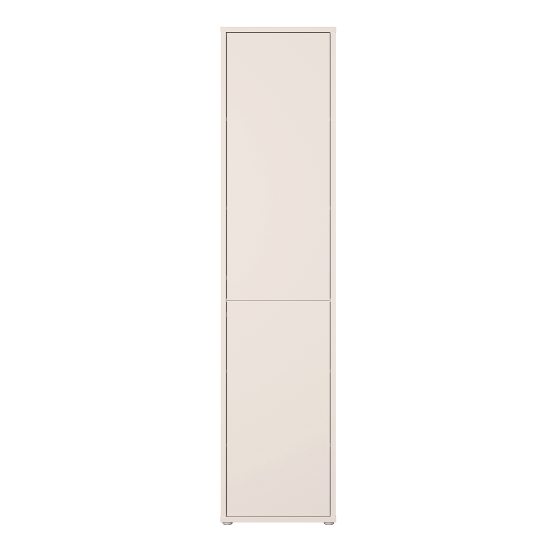 Wooden Tall Cupboard Narrow With 2 Push-to-Open Doors - Alice Springs
