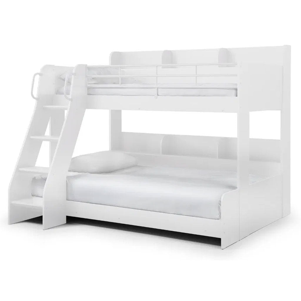 Wooden Triple Sleeper Bunk Bed With Ladder - Domino