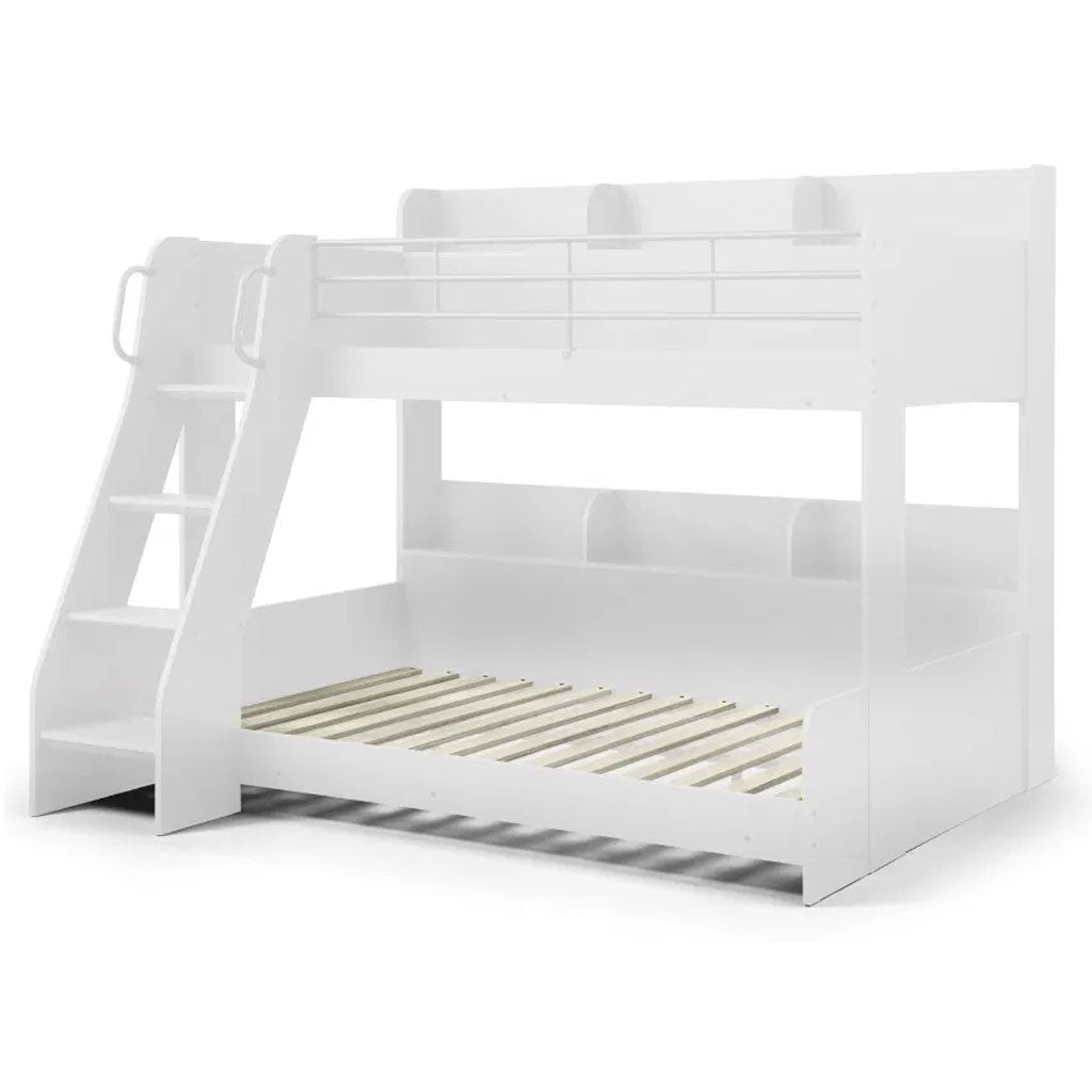 Wooden Triple Sleeper Bunk Bed With Ladder - Domino