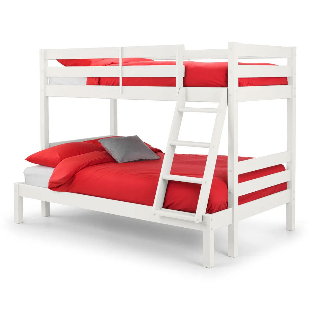 Wooden Triple Sleeper Bunk Bed With Ladder - Merlin