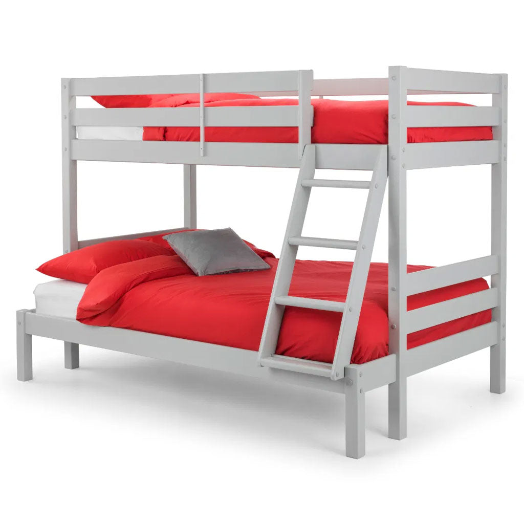 Wooden Triple Sleeper Bunk Bed With Ladder - Merlin